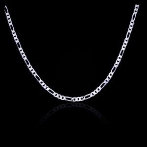 CLEARANCE!!! 2mm S925 SOLID SILVER FIGARO 30” long